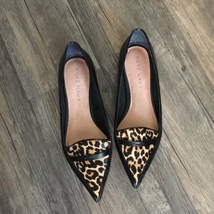 Pure Navy flat loafers